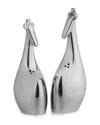 Nambe Savanna Giraffe 2-pc. Salt & Pepper Shaker Set In Silver
