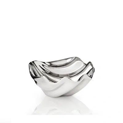 Nambe Sea Shell Dip Bowl In Silver