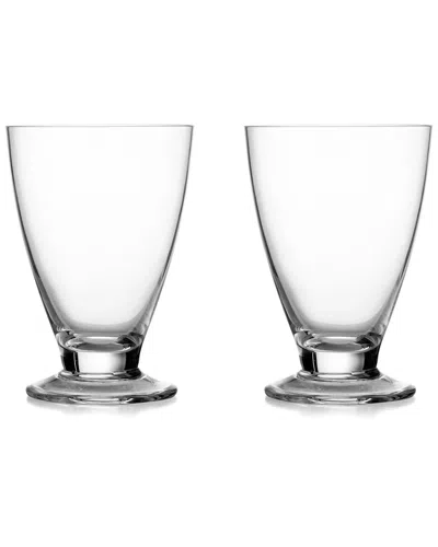 Nambe Skye Short Tumblers (set Of 2) In Silver
