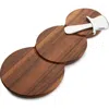 Nambe Nambé Snowman Cheeseboard & Knife In Brown