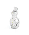 Nambe Snowman Luminary In Silver