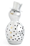 Nambe Nambé Snowman Luminary In Silver