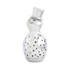 Nambe Snowman Tealight Luminary In White