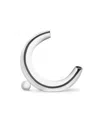 Nambe Solarium Crescent Moon Vase In Silver