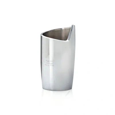 Nambe Spiral Wine Chiller    8.5 In In Silver