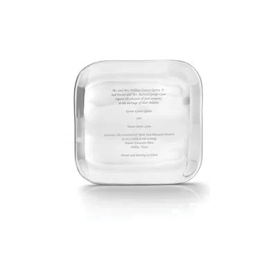 Nambe Square Platter In Silver