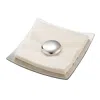 Nambe Stone Napkin Holder In Silver