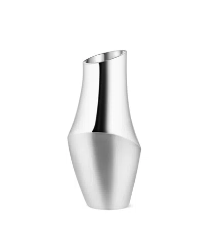Nambe Symphony Vase, 10.5" In Metallic