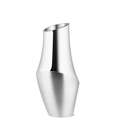 Nambe Symphony Vase, 12.5" In Metallic