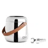 Nambe Tahoe Ice Bucket With Tongs In Metallic