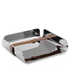 Nambe Tahoe Napkin Holder In Silver