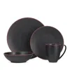 Nambe Taos 4-piece Place Setting In Onyx