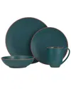 Nambe Taos 4-piece Place Setting Agate In Green