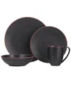 Nambe Nambé Taos 4pc Onyx Place Setting In Black