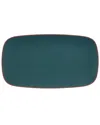 Nambe Taos Soft Rectangular Platter In Green