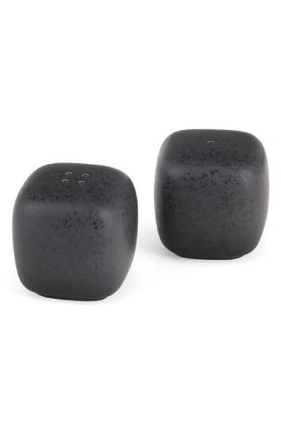 Nambe Nambé Taos Salt & Pepper Shakers Set In Black