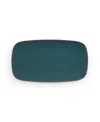Nambe Taos Soft Rectangular Platter In Green
