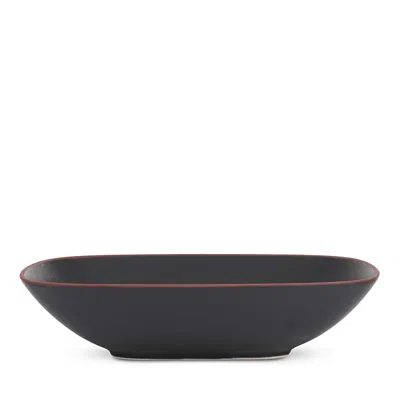 Nambe Taos Soft Square Serving Bowl In Black