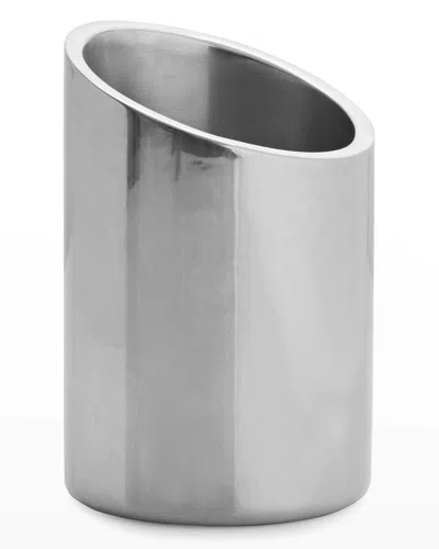 Nambe Tilt Wine Chiller In Silver