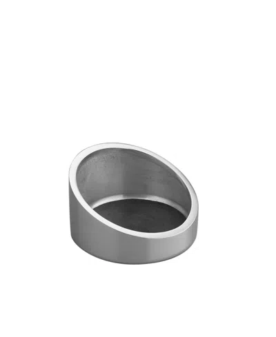 Nambe Tilt Wine Coaster, 4.5" X 2.5" In Metallic
