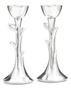 Nambe Nambé Tree Of Life Sabbath Alloy Candle Sticks
