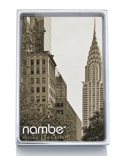 Nambe Treso Picture Frame, 4" X 6" In Metallic