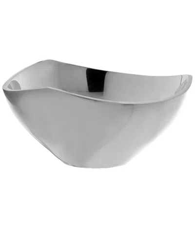 Nambe Tri-corner Bowl 11in In Silver