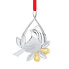 Nambe Twelve Days Of Christmas Ornament - Partridge In A Pear Tree In White