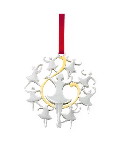 Nambe Twelve Days Of Christmas Ornament: 9 Ladies Dancing In Silver
