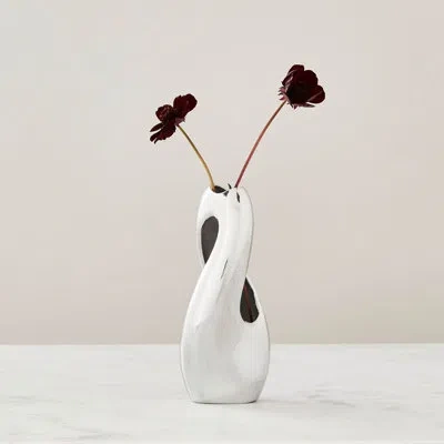Nambe Twist Bud Vase In Silver