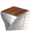 Nambe Twist Set Of 6 Coasters In Silver
