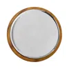 Nambe Vie Bar Tray In Silver/wood