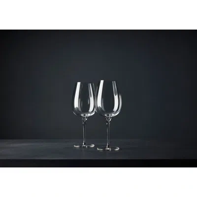 Nambe Vie Cabernet Glasses In Clear