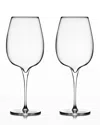 Nambe Vie Cabernet Glasses, Set Of 2 In Clear