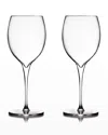 Nambe Vie Chardonnay Glasses, Set Of 2 In Transparent