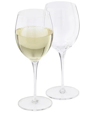 Nambe Nambé Vie Chardonnay Wine Glasses (set Of 2) In Transparent