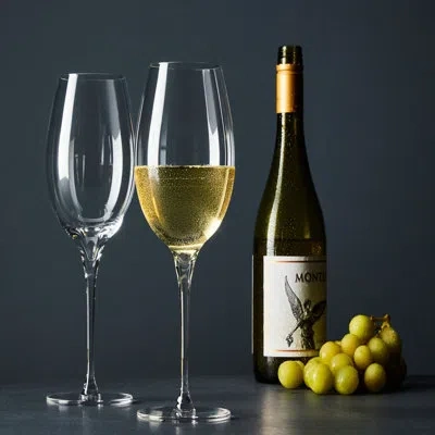 Nambe Vie Pinot Grigio Glasses In Multi