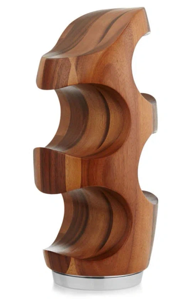 Nambe Vie Wine Rack In Brown