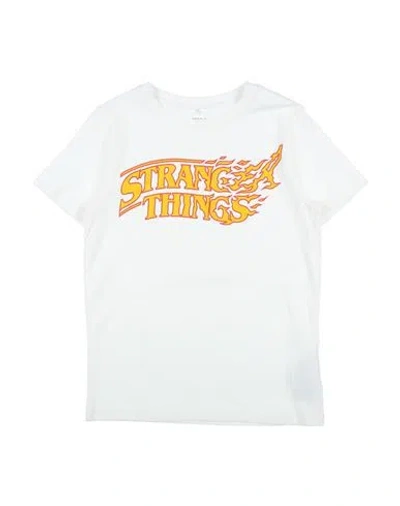 Name It® Babies' Name It Toddler Boy T-shirt Ivory Size 7 Cotton, Elastane In White