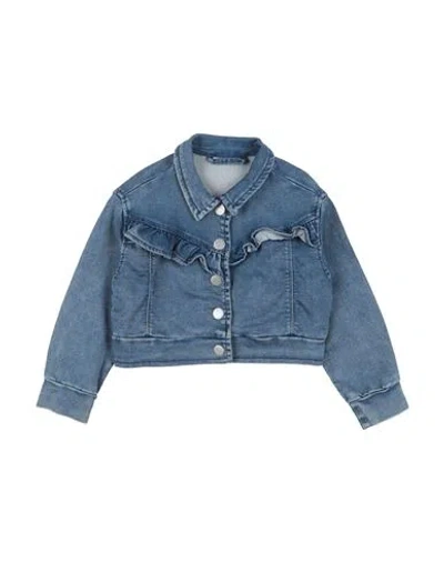 Name It® Babies' Name It Toddler Girl Jacket Blue Size 7 Cotton, Polyester, Elastane