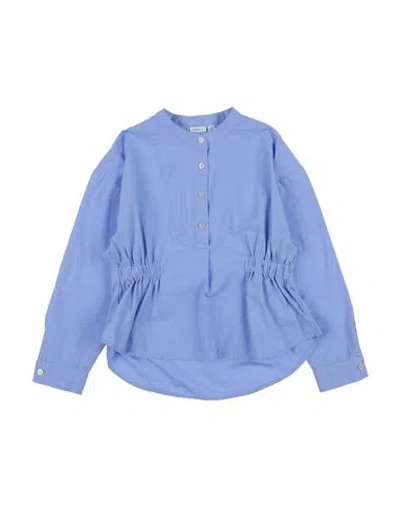 Name It® Babies' Name It Toddler Girl Shirt Sky Blue Size 7 Cotton