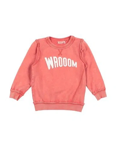 Name It® Babies' Name It Toddler Girl Sweatshirt Coral Size 3 Organic Cotton, Elastane In Red