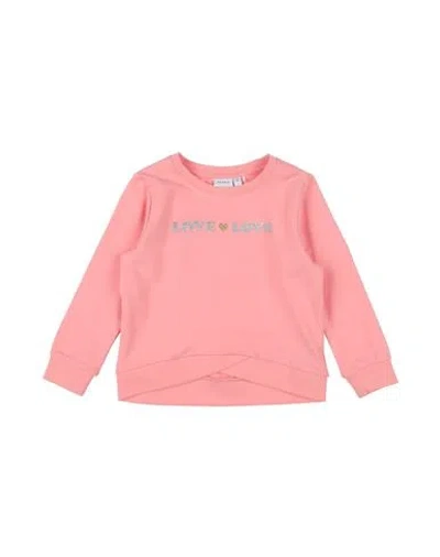 Name It® Babies' Name It Toddler Girl Sweatshirt Pink Size 7 Organic Cotton, Elastane