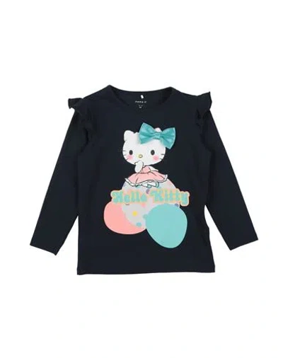 Name It® Babies' Name It Toddler Girl T-shirt Midnight Blue Size 5 Cotton