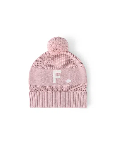 Namelyco Unisex Ballet Pink Letter Beanie - Little Kid In F - Ballet Pink
