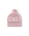 Namelyco Unisex Ballet Pink Letter Beanie - Little Kid In L - Ballet Pink