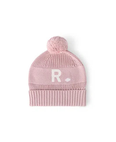 Namelyco Unisex Ballet Pink Letter Beanie - Little Kid In R - Ballet Pink