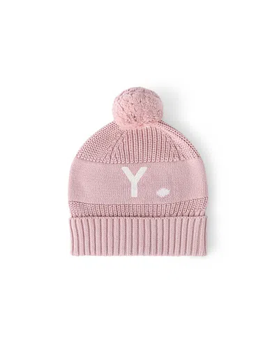 Namelyco Unisex Ballet Pink Letter Beanie - Little Kid In Y - Ballet Pink