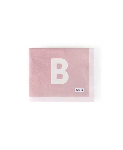 Namelyco Unisex Ballet Pink Multi Letter Blanket - Baby, Little Kid In B- Ballet Pink