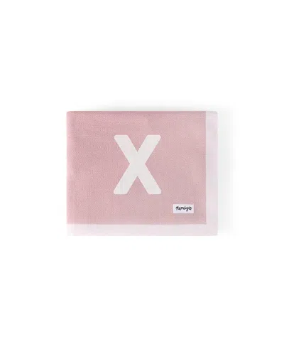 Namelyco Unisex Ballet Pink Multi Letter Blanket - Baby, Little Kid In X - Ballet Pink
